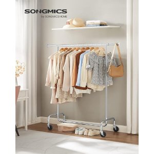 SONGMICS指导价€60.99 = 5.9折，可伸缩，承重可达136kg可移动晾衣架