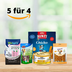 Amazon 宠物用品专场 买5付4 猫狗粮、零食、家居、药品等