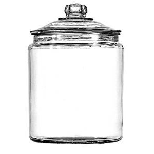 Anchor Hocking 1-Gallon 透明玻璃糖罐、调味料罐