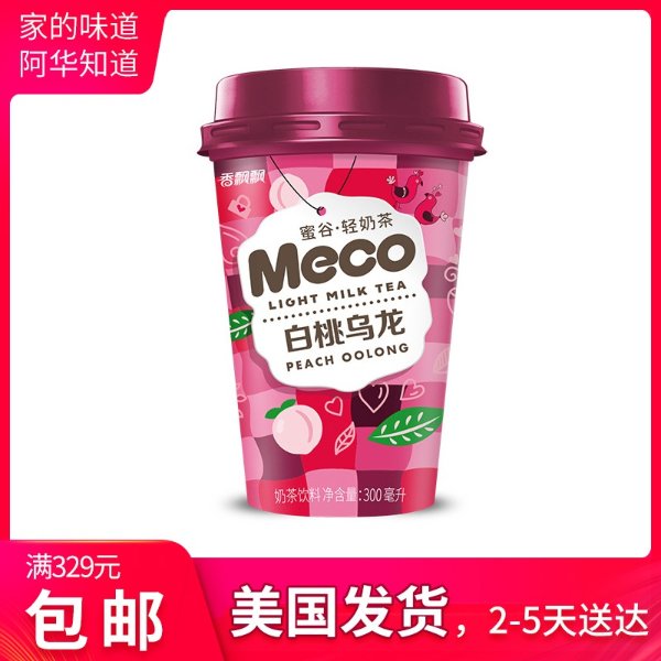 香飘飘 白桃乌龙轻奶茶300ml