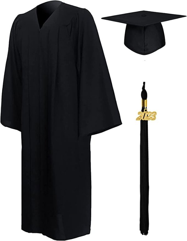 GraduationMall 2023款 学士服学士帽套装