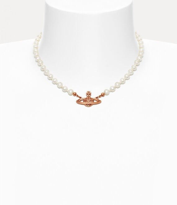 Mini 土星珍珠项链