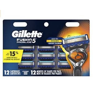 Gillette Fusion5 ProGlide 剃须刀刀头12个装