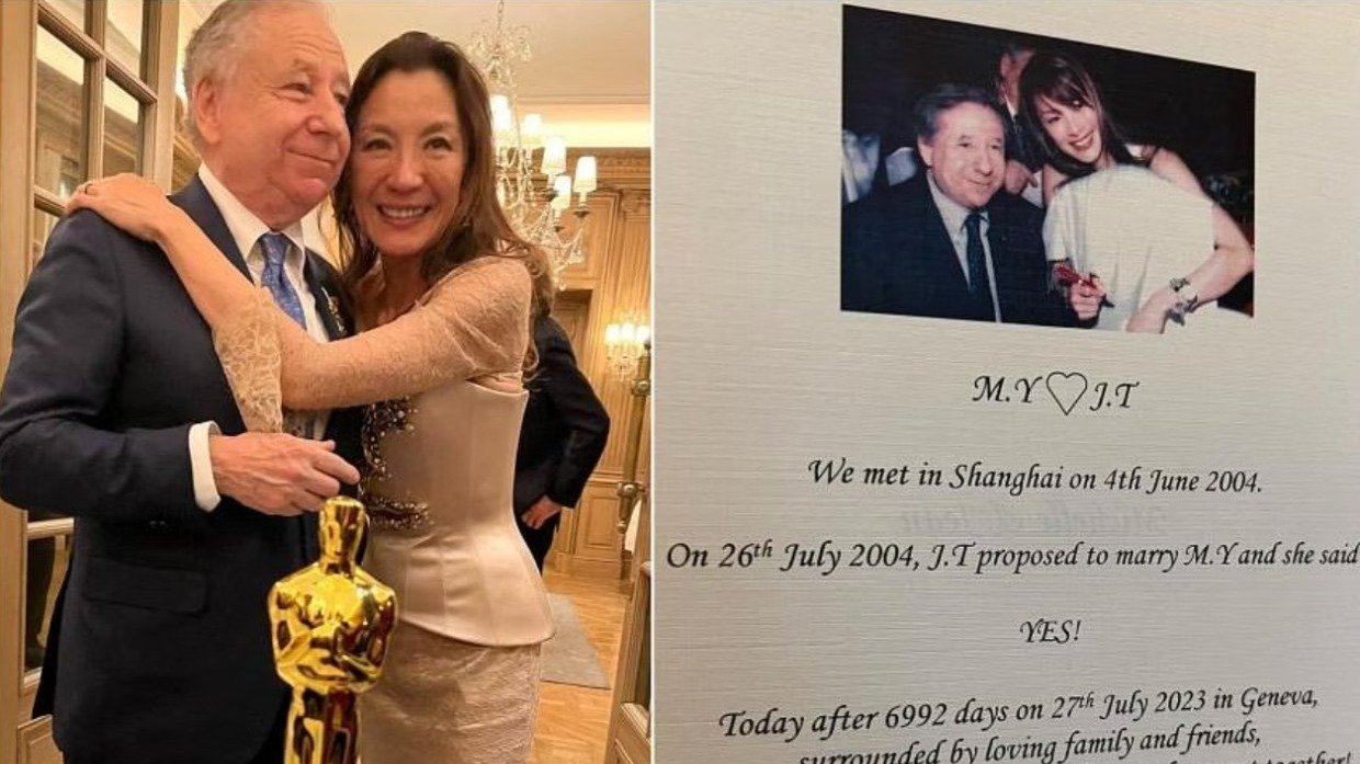 订婚 6992 天，杨紫琼终于与法拉利前首席执行官未婚夫结婚！