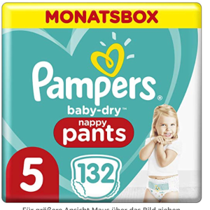 Pampers Baby-Dry Pants, Gr. 5, 12kg-17kg 婴儿纸尿裤