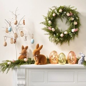 Myer 复活节周边来啦 邦尼兔礼盒、会发光的蛋、装饰花环