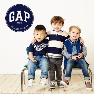 超后一天：Gap 儿童服饰季末特卖享折上折 收美美童衣