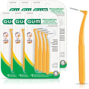 GUM Proxabrush 牙缝刷 36个装 深入清洁难刷齿缝