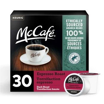 McCafé 高级浓咖啡深度烘焙 - K-Cup 咖啡包- 30 包