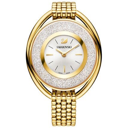 女士金色水晶手表