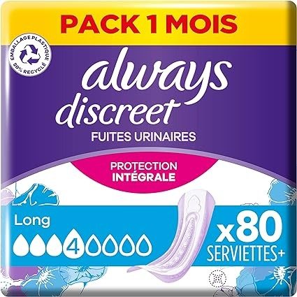 Always Discreet, 日用卫生巾80片