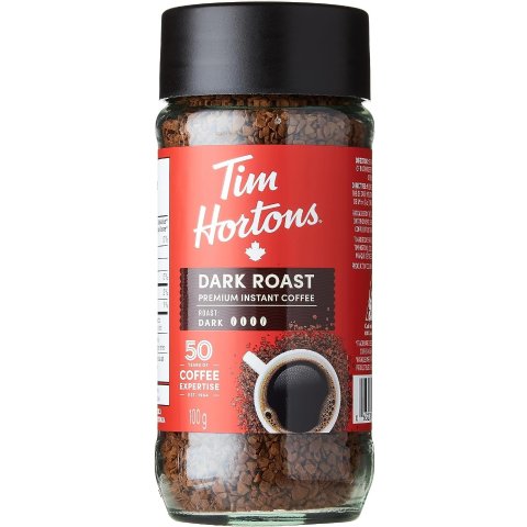 🥬白菜价🥬：Tim Hortons 深度烘焙 速溶咖啡 100g 100％阿拉比卡咖啡豆