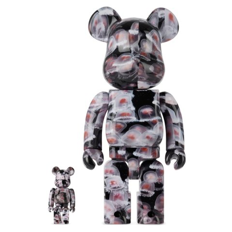 Pink Immortal Jellyfish 100% & 400% Bearbrick Pink Immortal