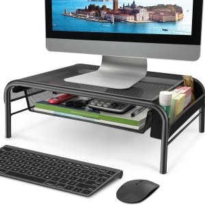 HUANUO 储物电脑支架 拯救桌面和颈椎 办公室必备