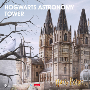 哈利·波特 3D拼图闪促 天文学塔、霍格沃茨大厅2款可选