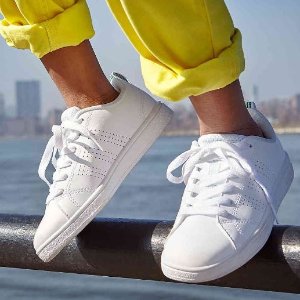Adidas VS Advantage Clean 女童款运动鞋 - 多色可选
