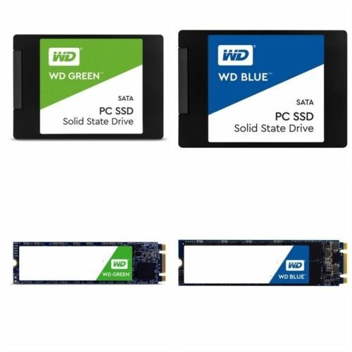 Green Blue SSD 120GB 250GB 480GB 500GB 1TB 2TB 2.5" and M.2 Solid State Drive