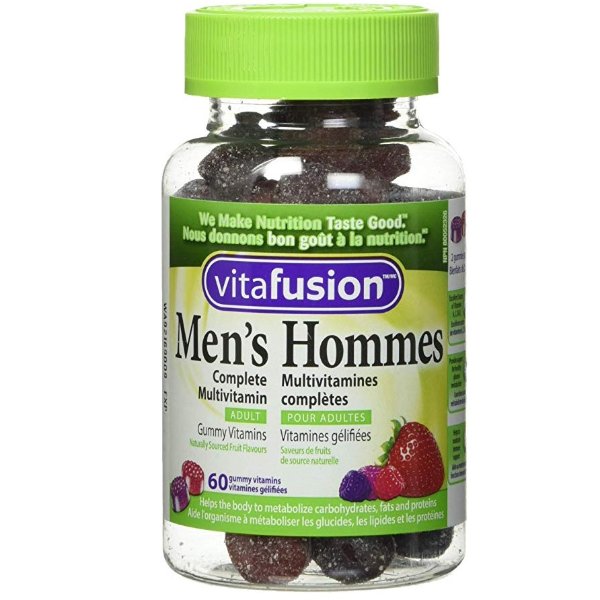 Vitafusion 男士多种维生素水果软糖60粒
