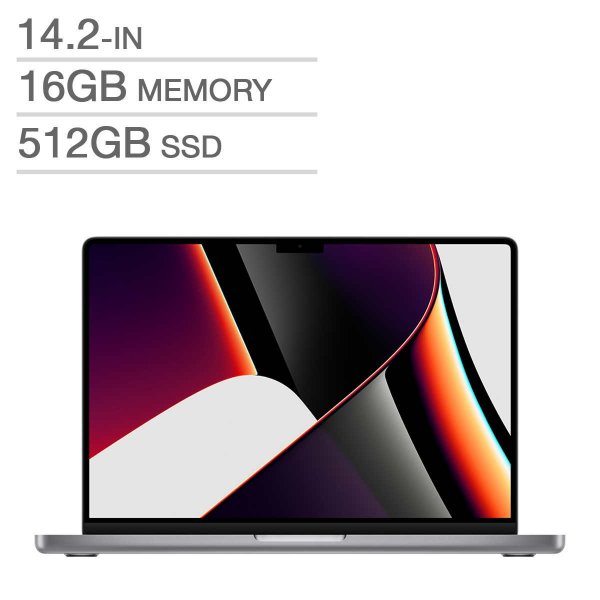 MacBook Pro 14吋 2021 超级本 (M1 Pro, 16GB,  512 GB)
