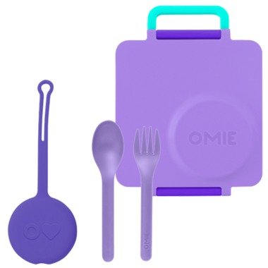 OmieLife 紫色餐盒套装