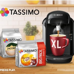 手慢无：TASSIMO VIVY2 胶囊咖啡机+2包咖啡胶囊+€20代金券
