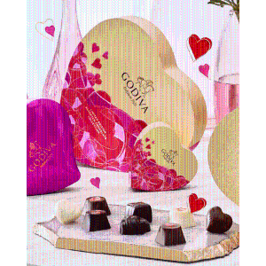 情人节礼物：Godiva 歌帝梵巧克力热卖 爱心礼盒$8.46起