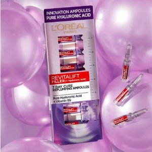 L'Oréal 平价护肤 紫熨斗眼霜、果酸焕肤安瓶来咯