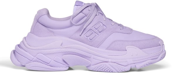 Triple S 紫色老爹鞋