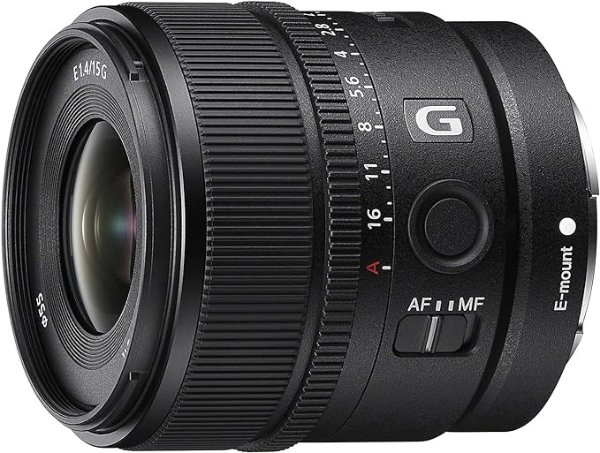 E 15mm F1.4 G APS-C 大光圈广角镜头 G 系列