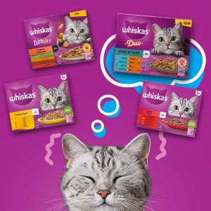 Whiskas 伟嘉猫粮/零食合集 美味营养均衡 猫咪都爱吃