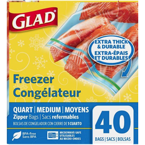 Glad 加厚版冰冻冷藏保鲜袋（40个）