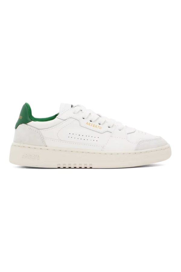 白色绿色运动鞋
