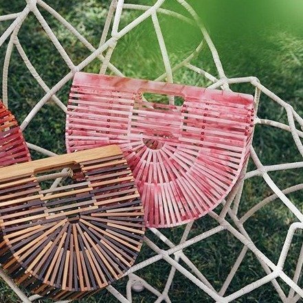 竹篮编织包
