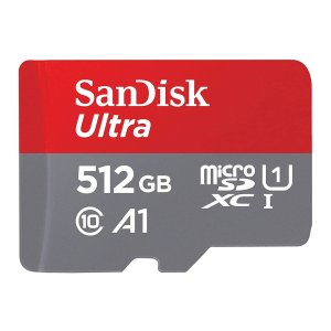 SanDisk Ultra 512GB存储卡+带转换器 照片存不下的太需要啦