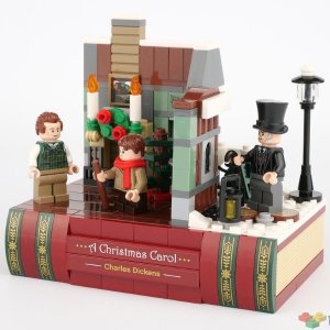 LEGO乐高 致敬查雨斯·狄更新 圣诞《小气财神》40410