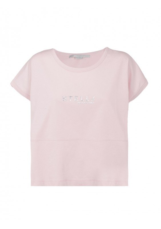 粉色短款T恤