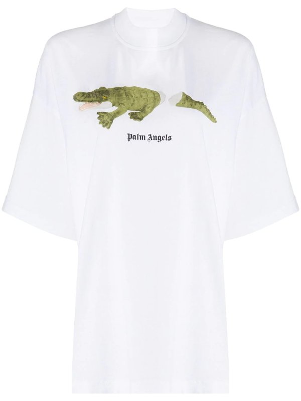 断尾鳄鱼T恤