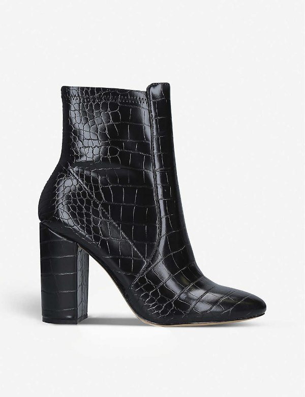 Aurella 95 faux-leather ankle boots