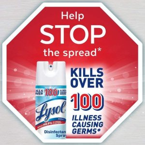 Lysol 消毒喷雾 高效去除99.99％病毒细菌 下单锁价