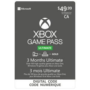 Xbox One 3个月 Game Pass 会员 5折优惠