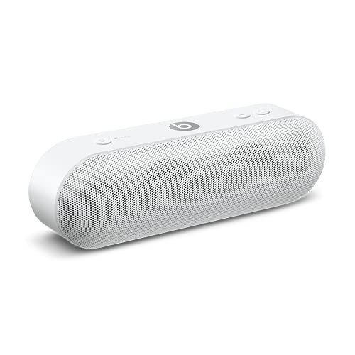 Beats Pill+ Portable Wireless Speaker - Stereo Bluetooth, 12 Hours of Listening Time, Microphone for Phone Calls - White