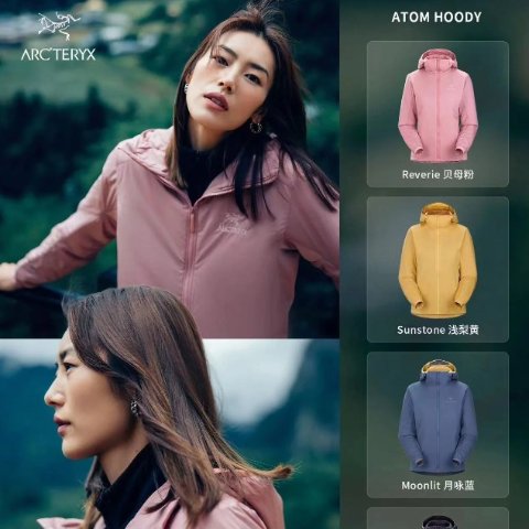 Arc'Teryx 始祖鸟官网奥莱🔥封图刘雯ATOM款€196 6折起抓绒夹克€112 vs