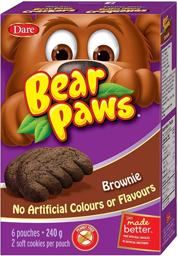 Bear Paws 布朗尼曲奇240g