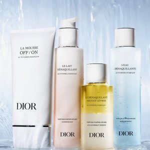 上新：Dior 全新睡莲卸妆家族 泉水卸妆液 | 保湿洁面乳 | 眼唇卸妆油