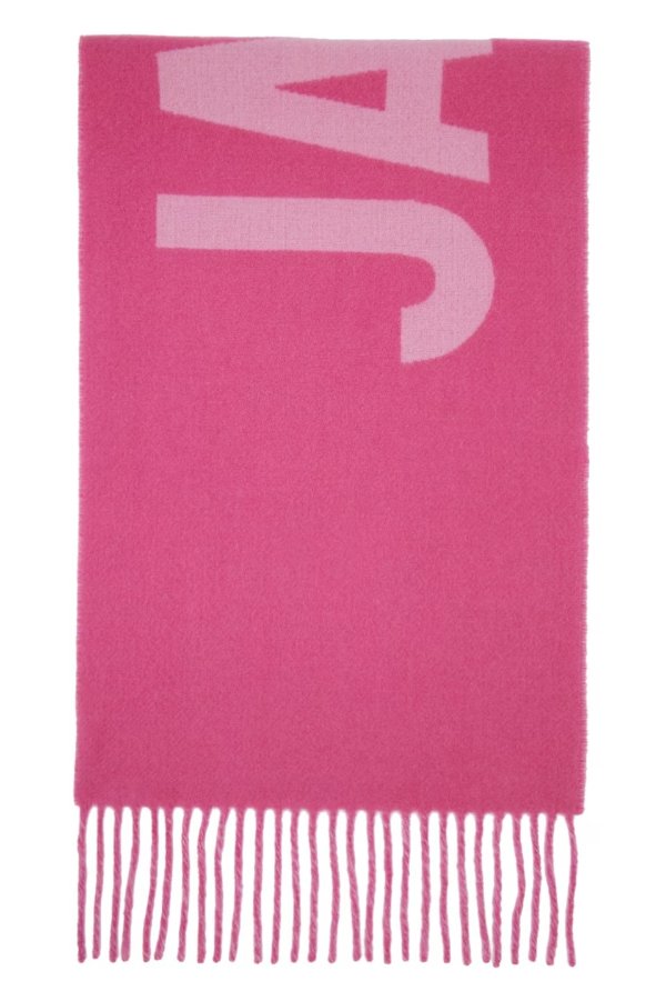 粉色 L'echarpe Jacquemus 围巾
