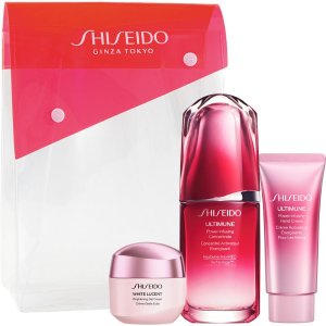 Shiseido价值$203 含新品护手霜红腰子精华套装