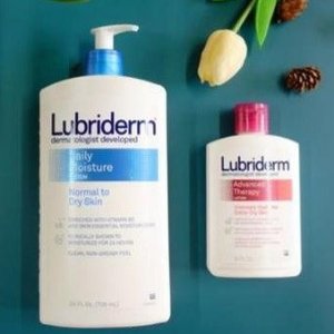 Lubriderm 身体乳 A醇红瓶+果酸蓝瓶 美白抗氧化 胡兵也在用