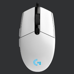 Logitech G203 白色游戏鼠标 6个可编程按键