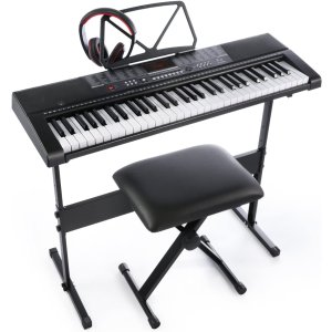 史低价：Joy 61键电子琴+耳机+琴凳 255种伴奏 mp3播放器功能