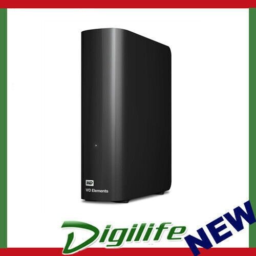 WD Elements Desktop 12TB USB 3.0 3.5" External Hard Drive Black